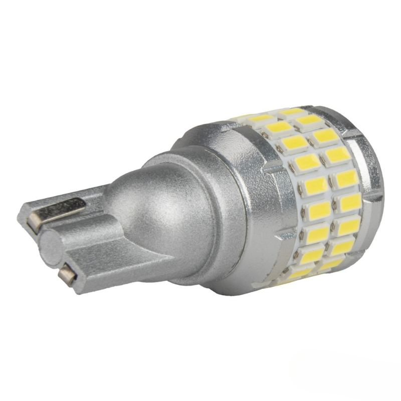 Bec LED CANBUS T15 W16W 48SMD (3014/3030) Alb, 12V/24V - Marsarier/Pozitie [4]