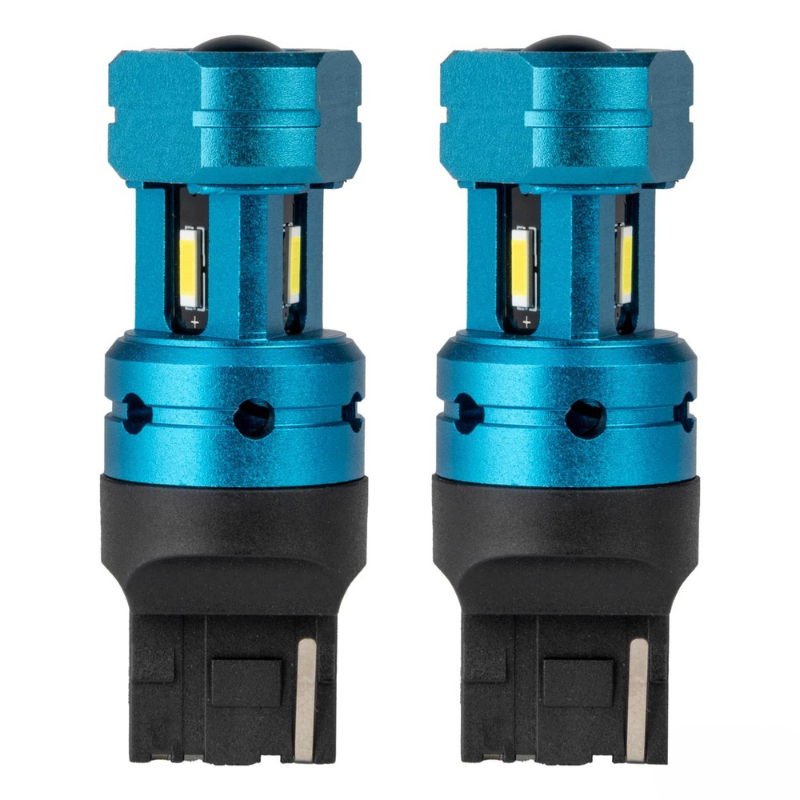 Bec LED CANBUS T20 7440 (W21W) 4SMD 1860 Alb, 12V/24V [2]