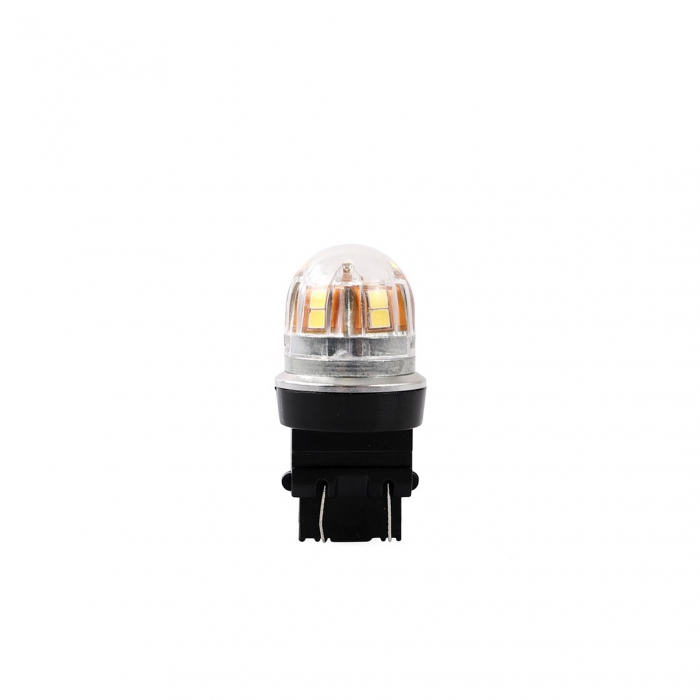 Bec LED, CANBUS, W2.5x15q, 12-24V, P27/7W 3157, Alb [2]