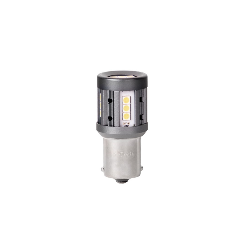 Bec LED Platinum, Alb, P21W, 12/24V, BA15s [2]