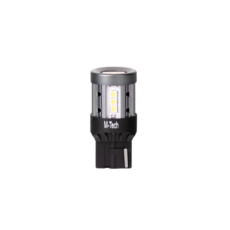 Bec LED Platinum, Alb, T20 W21W, 12/24V, W3x16d [2]
