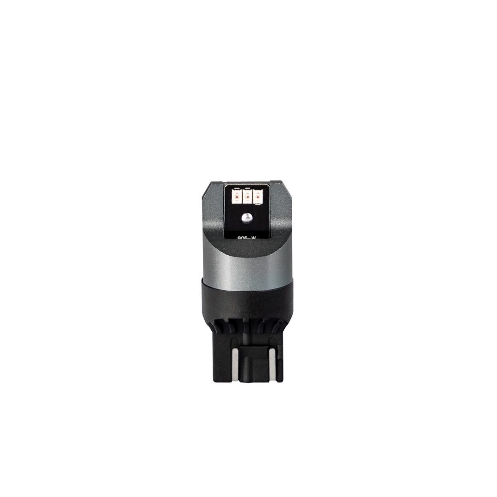 Bec LED, T20, W3x16q, W21/5W, 12-24V, CANBUS, Roșu [1]