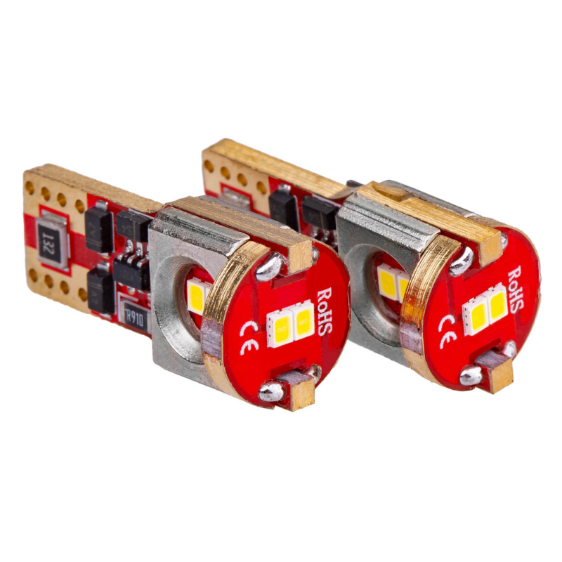 Becuri LED auto CANBUS, T10, W5W, W10W, 6 SMD, 2016, Alb, 12/24V, Set 2 buc [5]