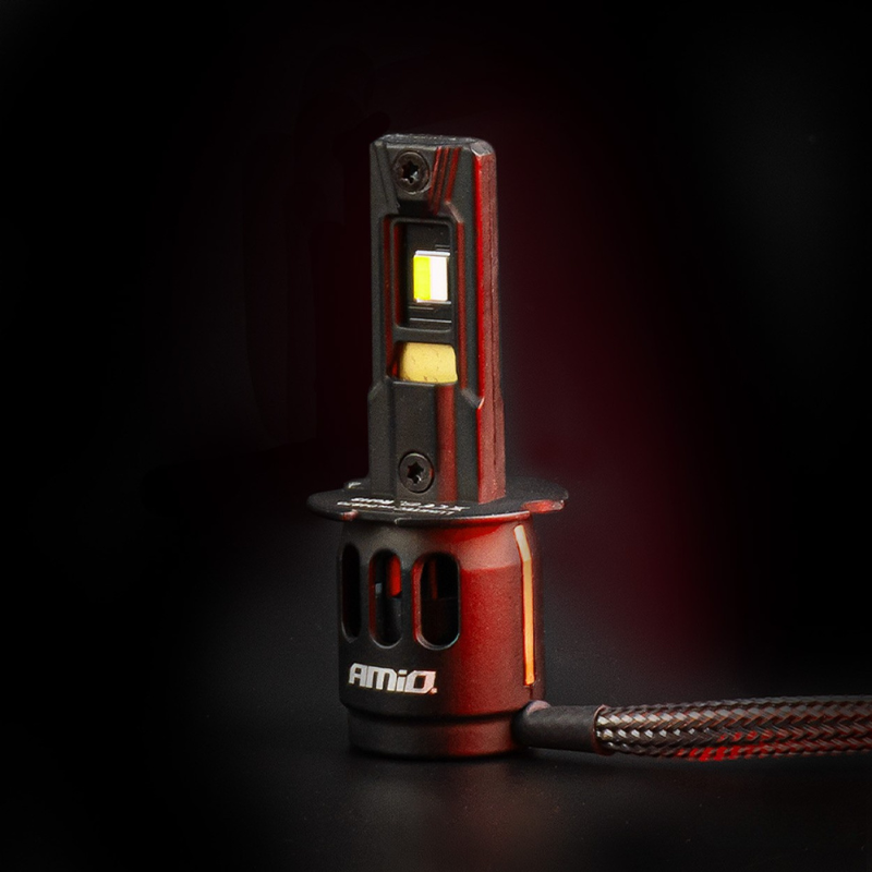 Becuri LED auto F26 PRO, H3, 6000K, 68W, CANBUS, 12/24V [2]