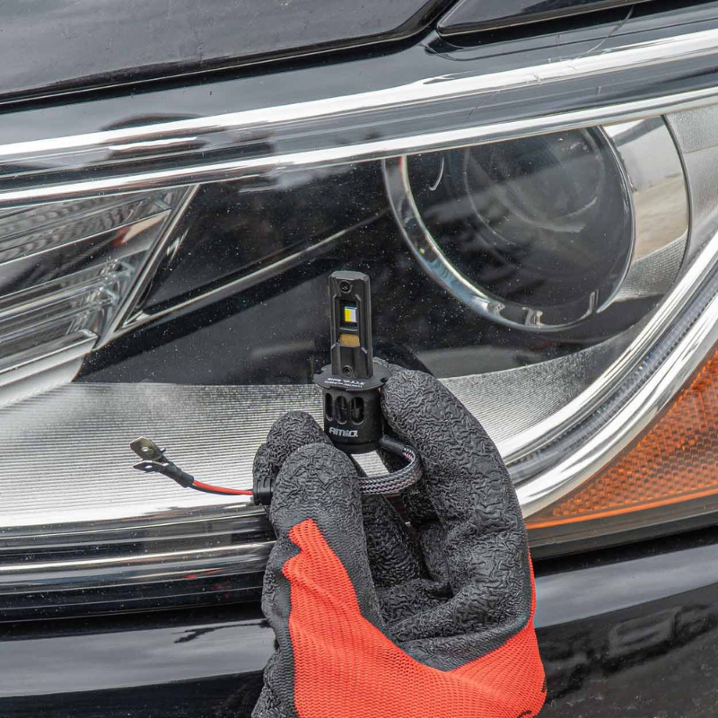 Becuri LED auto F26 PRO, H3, 6000K, 68W, CANBUS, 12/24V [6]