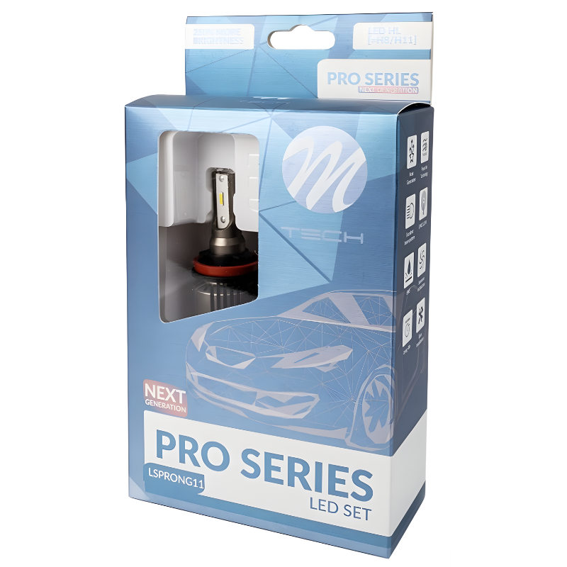 Becuri LED Auto H8/H11, 40W, 5200lm, 6500K, CANBUS, Racire Activa [4]