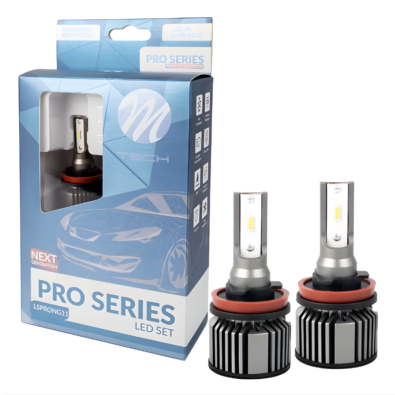 Becuri LED Auto H8/H11, 40W, 5200lm, 6500K, CANBUS, Racire Activa [1]
