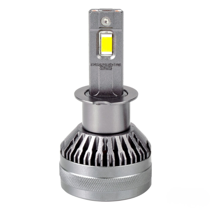 Becuri LED H3, 50W, 4500LM, 6500K, 9V-48V, Full Canbus, Racire Activa [6]