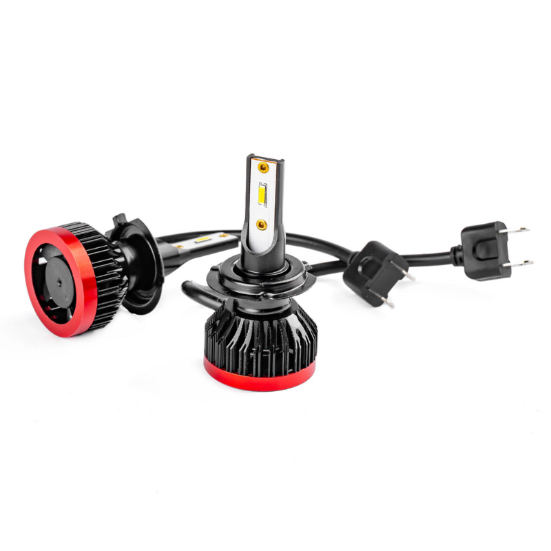 Becuri LED H7 6000K, 50W, 3100lm, ventilator activ [6]