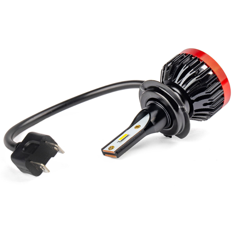 Becuri LED H7 6000K, 50W, 3100lm, ventilator activ [3]