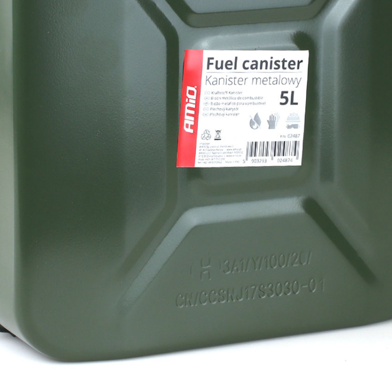 Bidon Metalic 5L pentru Combustibil - Canistra Metalica Benzina/Motorina [3]