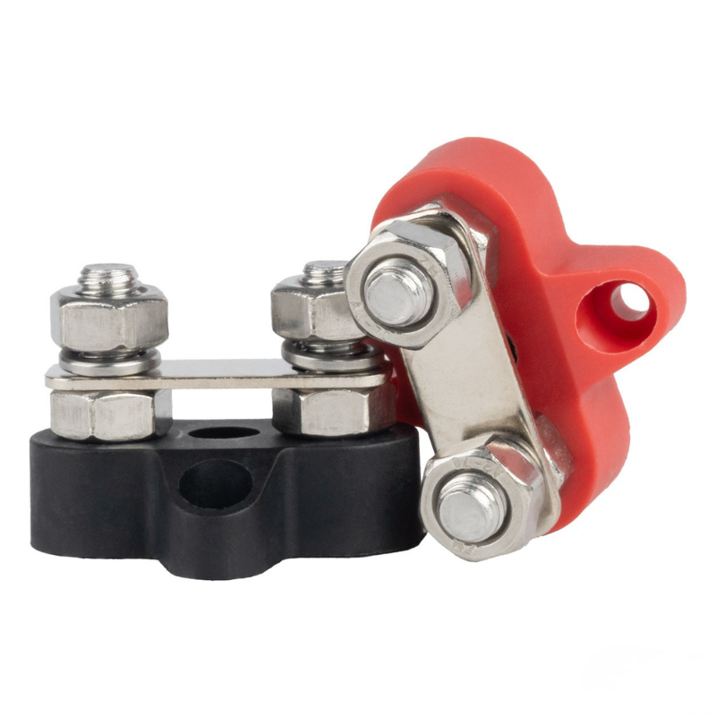 Bloc conector baterie dublu M8 48V, distributie eficienta curent, conexiune sigura [2]