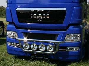 Bullbar Man, Grila, Euro 5, 5 x Led Albe MGE5P INOX [3]