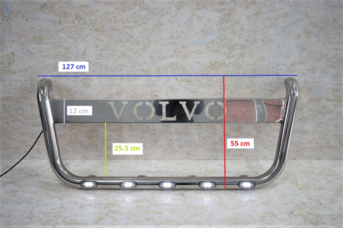 Volvo Euro 5 Grila Bullbar suport lumini [4]