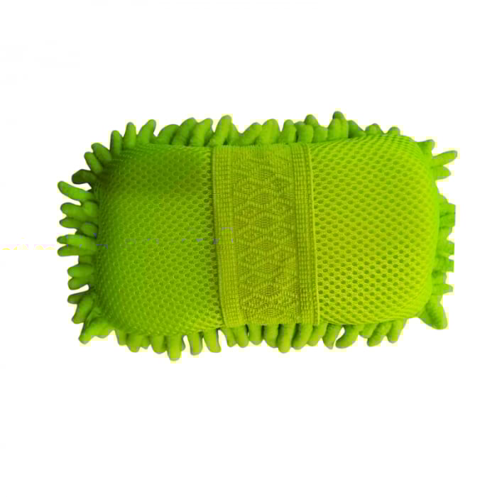 Burete microfibra de spalat auto verde - Truck LED AKC8101 [3]
