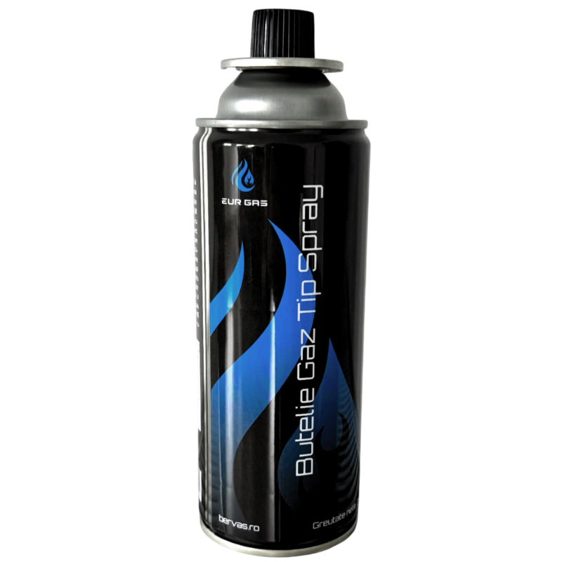 Butelie gaz tip spray, 227g, amestec butan calitate superioara, sistem montare rapida, utilizare camping si profesionala [3]