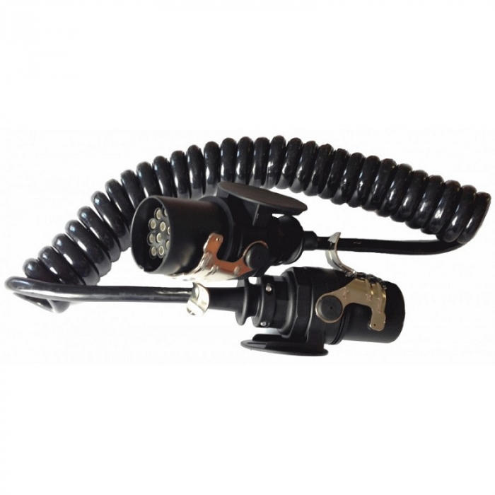 Cablu electric ADR, spiralat remorca, 15 Pini, 3.8m, 24V - Truck LED AKC1261 [4]