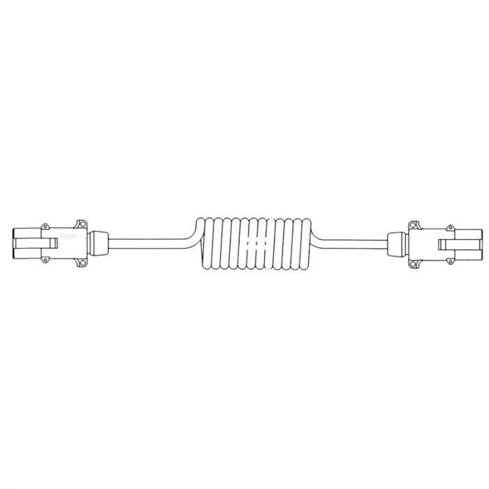 Cablu electric spiralat cu stecher metal 24V  7 pini, tip S - ERICH JAEGER - Germania 611081 [2]