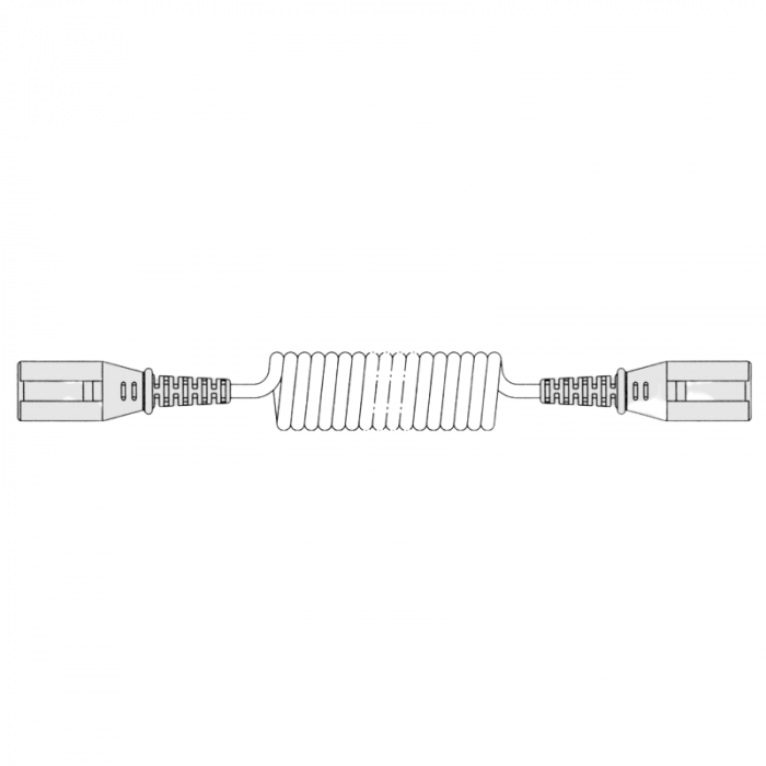 Cablu electric spiralat cu stecher plastic 24V  7 Pini, tip S - ERICH JAEGER - Germania 611083 [2]