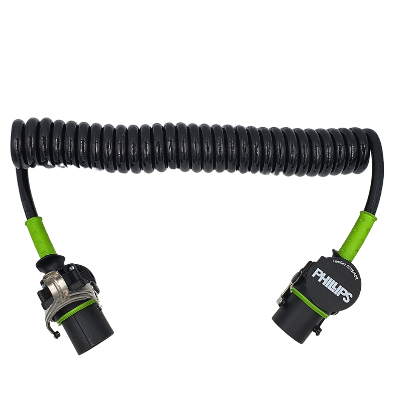 Cablu spiralat electric, 15P, 24V, ADR, 4.5m, Duracoil+ - Phillips D011-01-045-1005 [3]