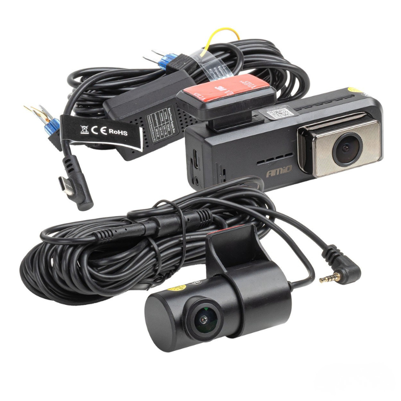 Camera Auto Duala Fata/Spate, 2K/Full HD, Wi-fi, ecran 2", 12V [2]