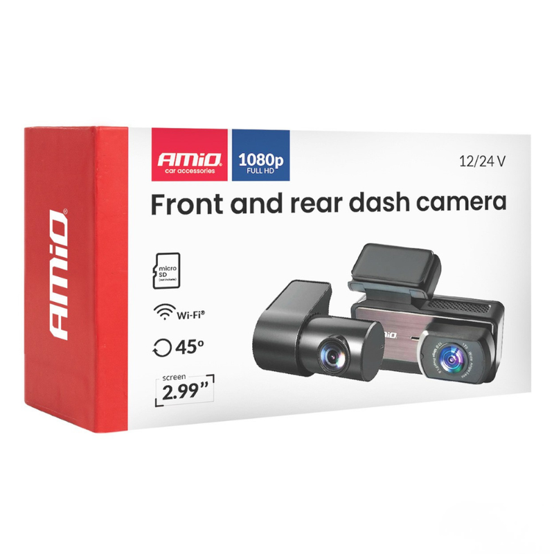 Camera Auto Duala Fata/Spate, Full HD 1080p, Wi-fi, ecran 2.99", 12/24V [7]