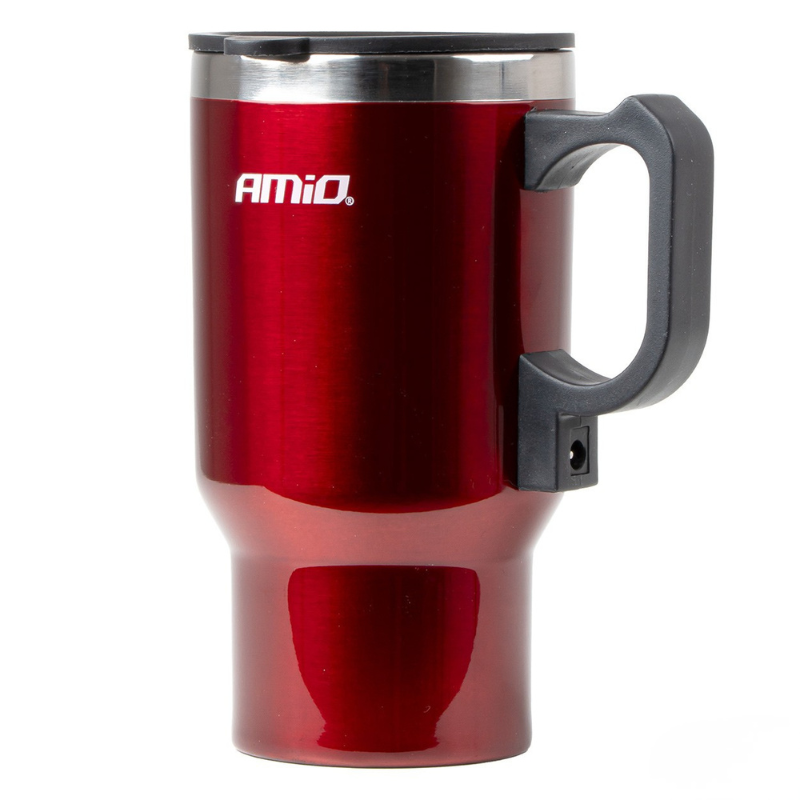 Cana auto termica 12V, 450ml, otel inoxidabil, pentru incalzire bauturi in masina [8]