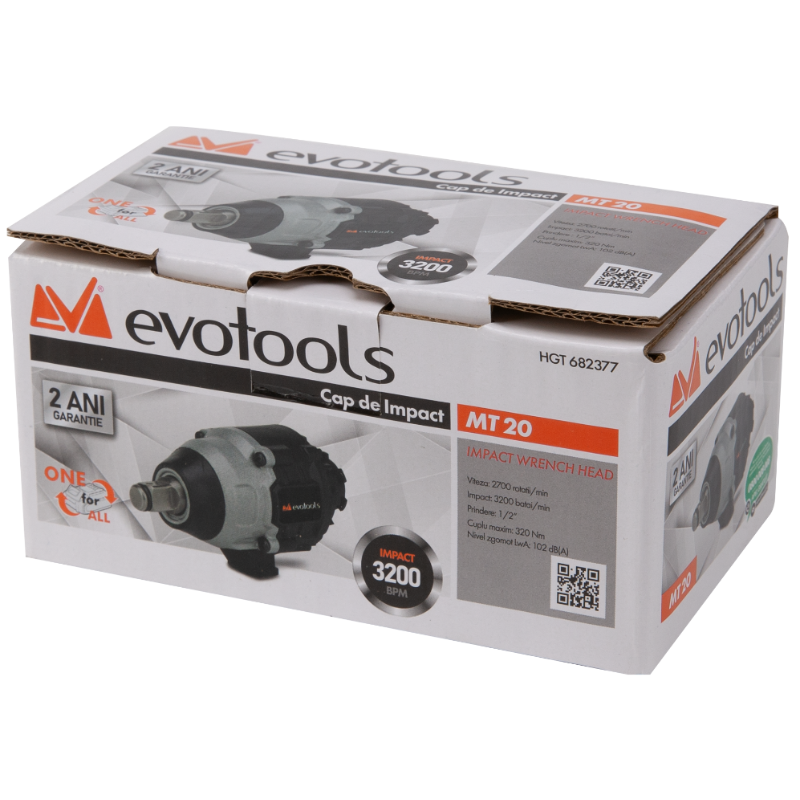 Cap de Impact, Accesoriu Masina de Insurubat, Prindere 1/2 inch, Cuplu Maxim 320 Nm, Compatibilitate 20V [2]