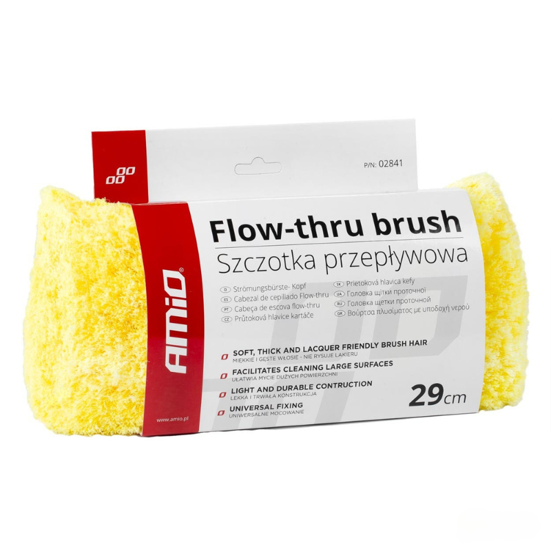 Cap Perie Spalat Auto cu Flux Continuu Apa, 29 cm [4]
