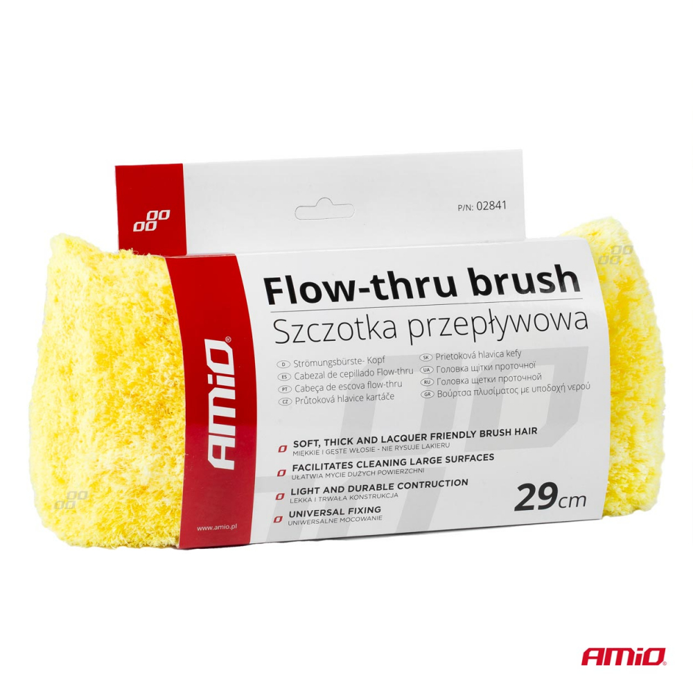 Cap Perie Spalat Auto cu Flux Continuu Apa, 29 cm [4]
