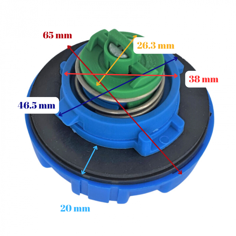 Capac, bușon rezervor AdBlue, 40mm, interior 38mm, Man - Truck LED AKC1296 [5]