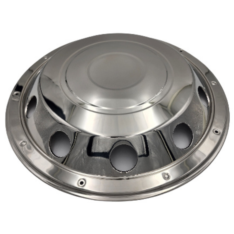 Capac de roata fata 22,5" din Otel Inoxidabil, cu fixare pe inel, Standard [2]