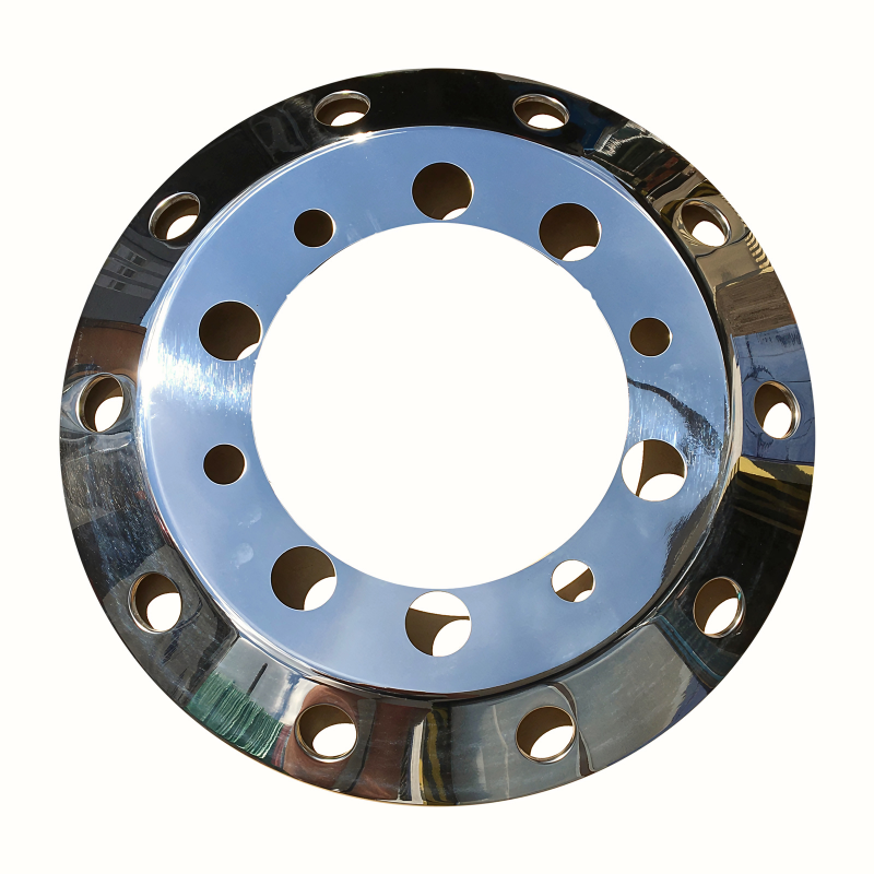 Capac de roata fata 22,5" (8.25" / 9") din Inox, Fixare pe Suruburi, 10 Gauri, PCD 335mm, Stil American [1]
