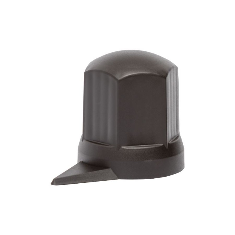 Capac Negru cu indicator pentru piulita de 32mm, L 49mm, camioane, semiremorci [1]
