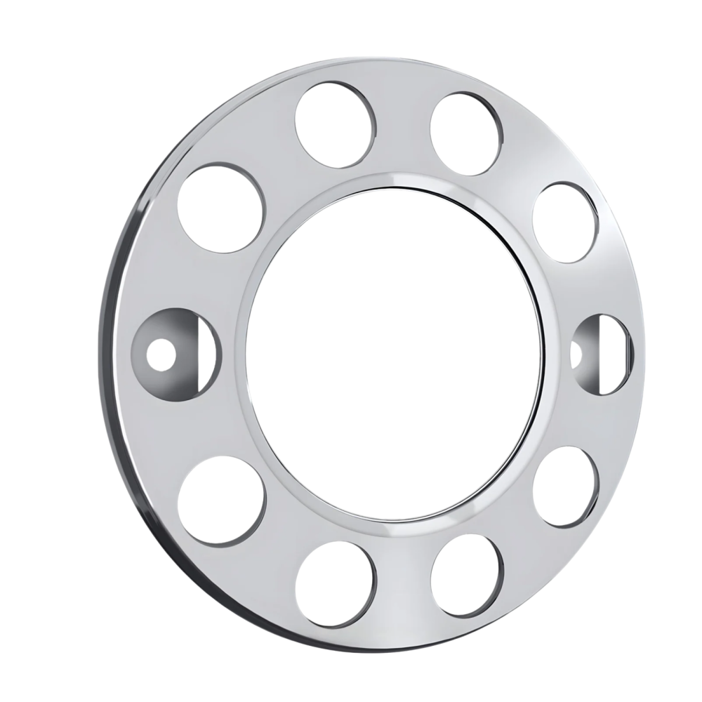 Capac pentru janta din otel 57,15 cm (22,5 inch), centru deschis, inox, PCD 335 mm [13]