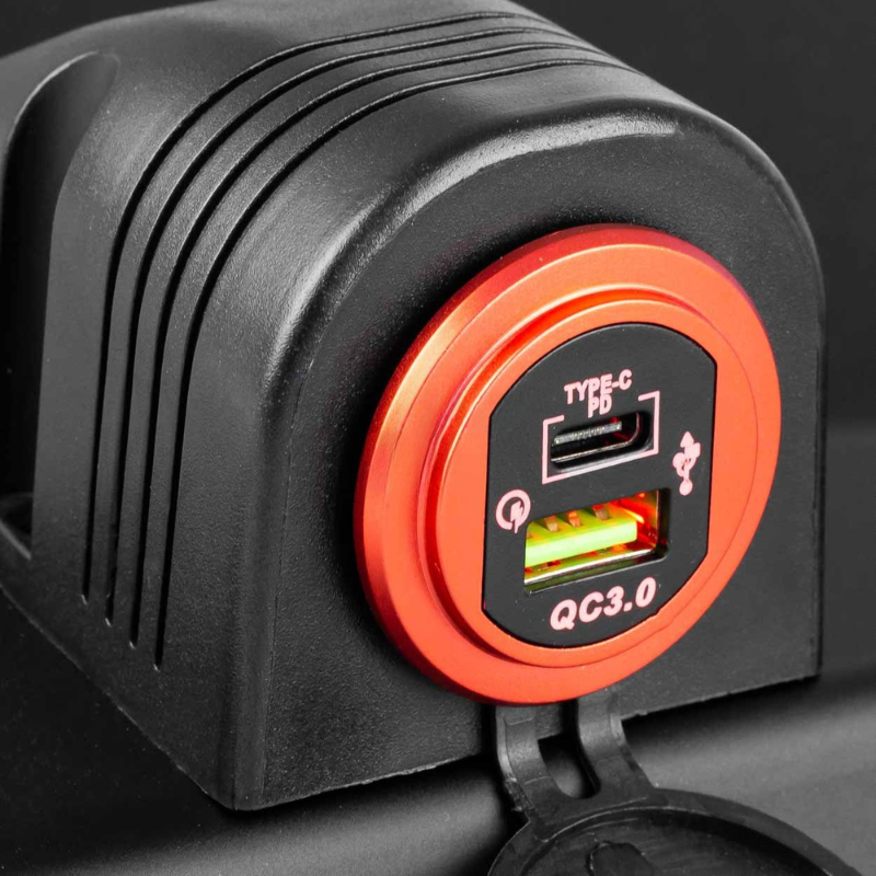 Carcasa Externa 2 Gauri MOD-15, pentru Prize Auto si Voltmetru [4]