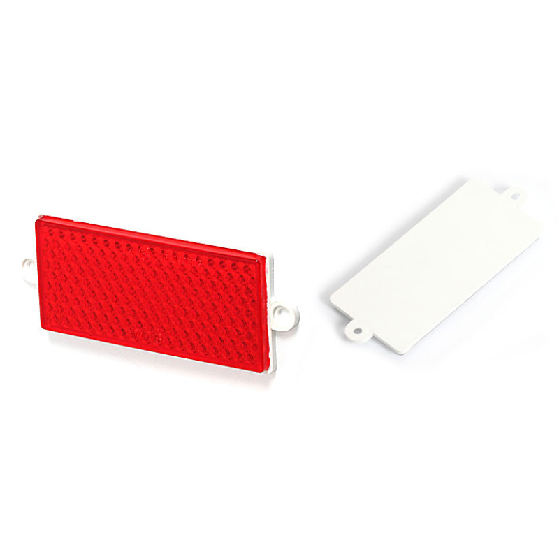 Catadioptru, Reflectorizant alb, galben, rosu, 9.8 x 4.2cm [2]