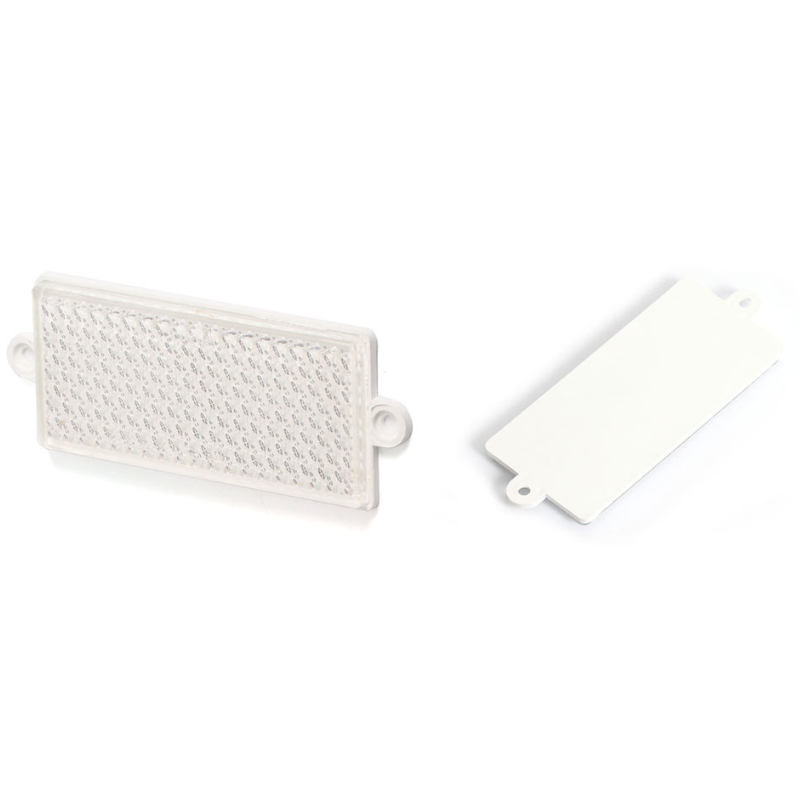 Catadioptru, Reflectorizant alb, galben, rosu, 9.8 x 4.2cm [2]