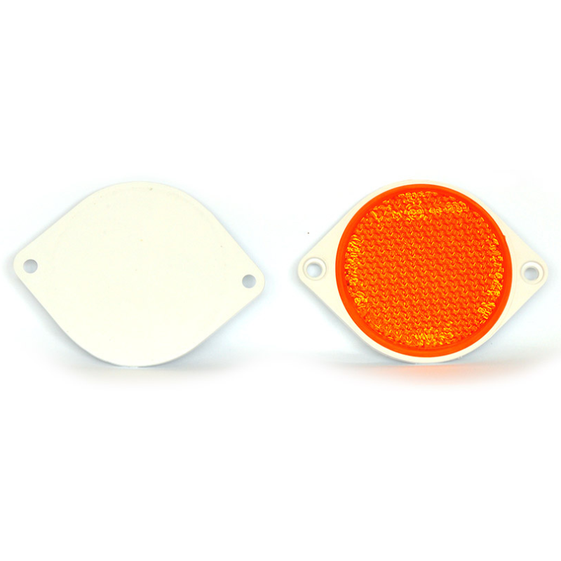 Catadioptru Rotund, Reflectorizant alb, galben, rosu, 7.4cm [2]