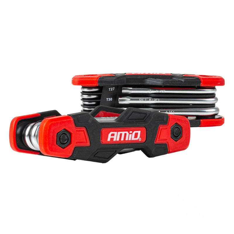 Chei torx pliabile CRV, set 8 piese, dimensiuni t9-t40, compact [3]