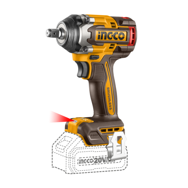 Cheie de Impact pe Acumulator, 650Nm, 20V, Brushless, 1/2’’ [2]
