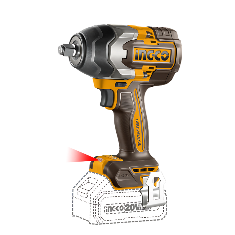 Cheie de Impact cu Acumulator, 850Nm, 20V, Brushless, 1/2’’ [2]