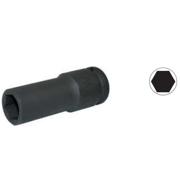 Cheie tubulara lunga, de impact si forta, hexagonala, 1'' - Foerch 4571 1 27 [3]