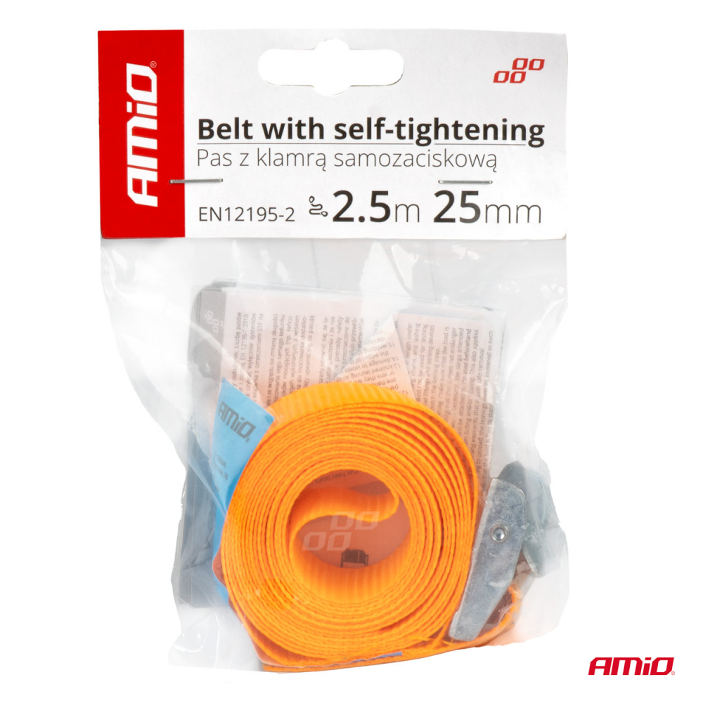 Chinga Fixare cu Catarama Auto-Strangatoare, 2.5m x 25mm [5]