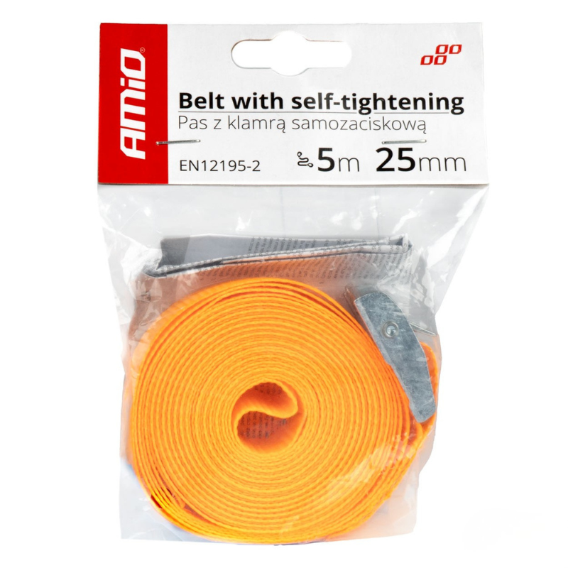 Chinga Fixare cu Catarama Auto-Strangatoare, 5m x 25mm [5]