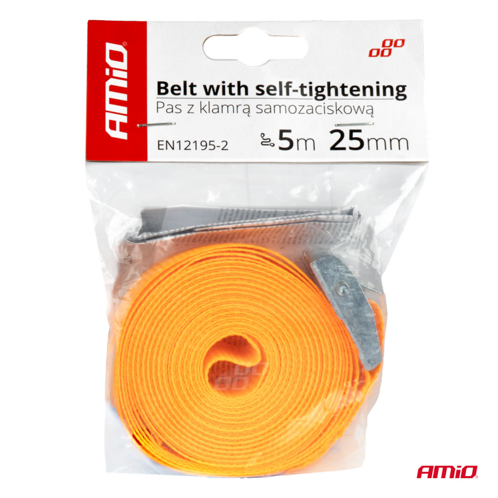 Chinga Fixare cu Catarama Auto-Strangatoare, 5m x 25mm [5]