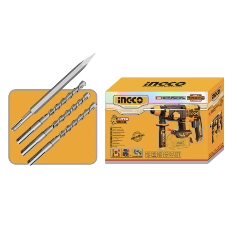 Ciocan Rotopercutor Acumulator 20V, Brushless, 4 Functii, 2.0 J, SDS-Plus [2]