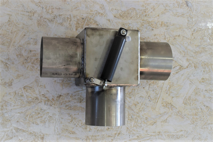 Clapeta, teu inox pentru evacuare, toba camioane - DAUTO AUK01 [4]