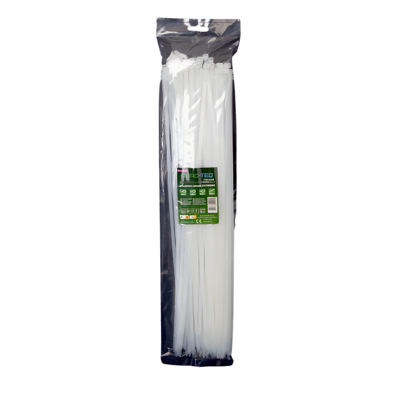 Coliere plastic, soricei, culoare alb, 3.6mm Grosime, 15, 20, 25, 30 cm [3]