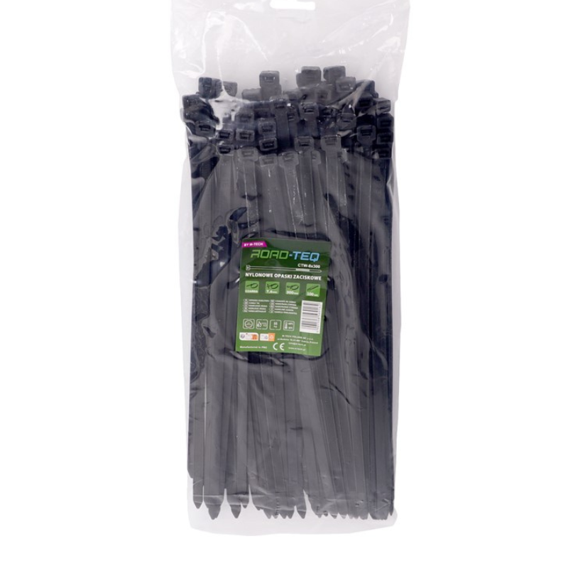 Coliere plastic, soricei negrii, 7.6mm Grosime, 30, 35, 40, 45, 50cm [1]